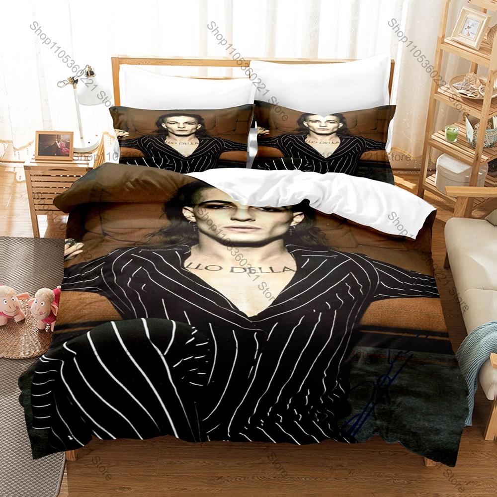 Funny Little Fears Album Cover Star Heart Tattoo Retro Portrait Print Duvet Cover + 2 Pillowcases Rock Fans 3pcs Bedding Set