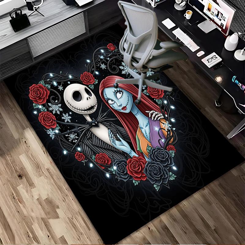 Nightmare Before Christmas Living Room Non-Slip Area Rug Soft Carpet for Bedroom Game Playroom Sofa Office Home Decor Doormat Christmas Gift C9211583