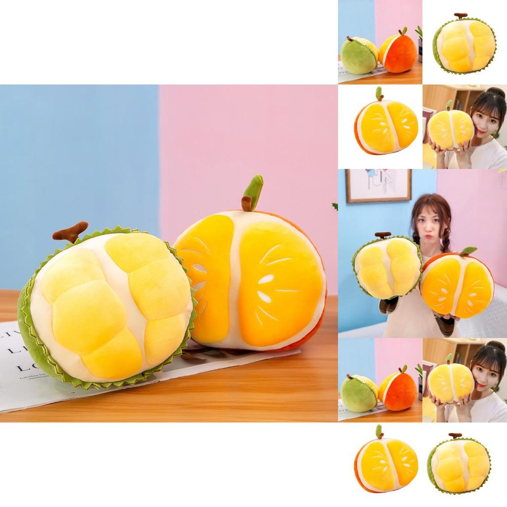 Super Soft Plush Fruit Doll Durian Orange Toy With Pp Cotton Stuffing