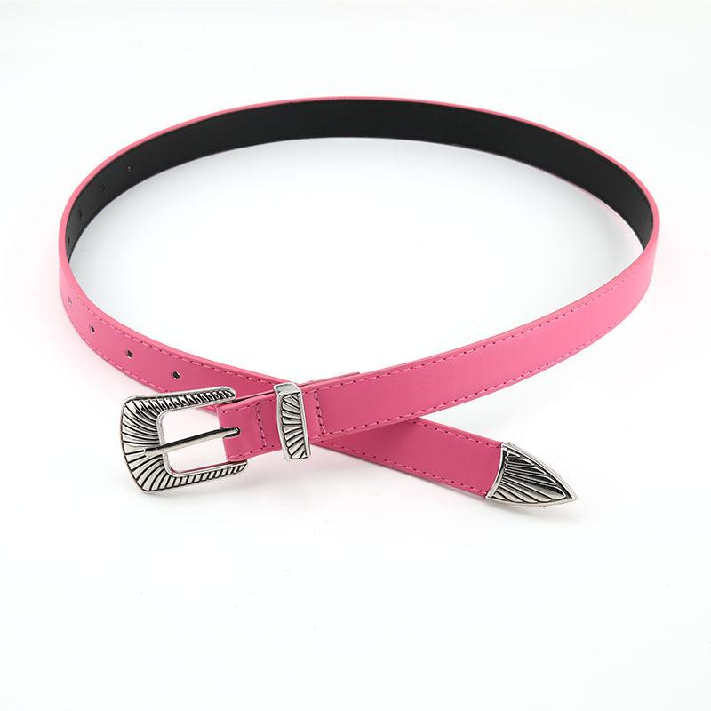 Slimming New Belt Vintage Womens Belt Carved Buckle Match