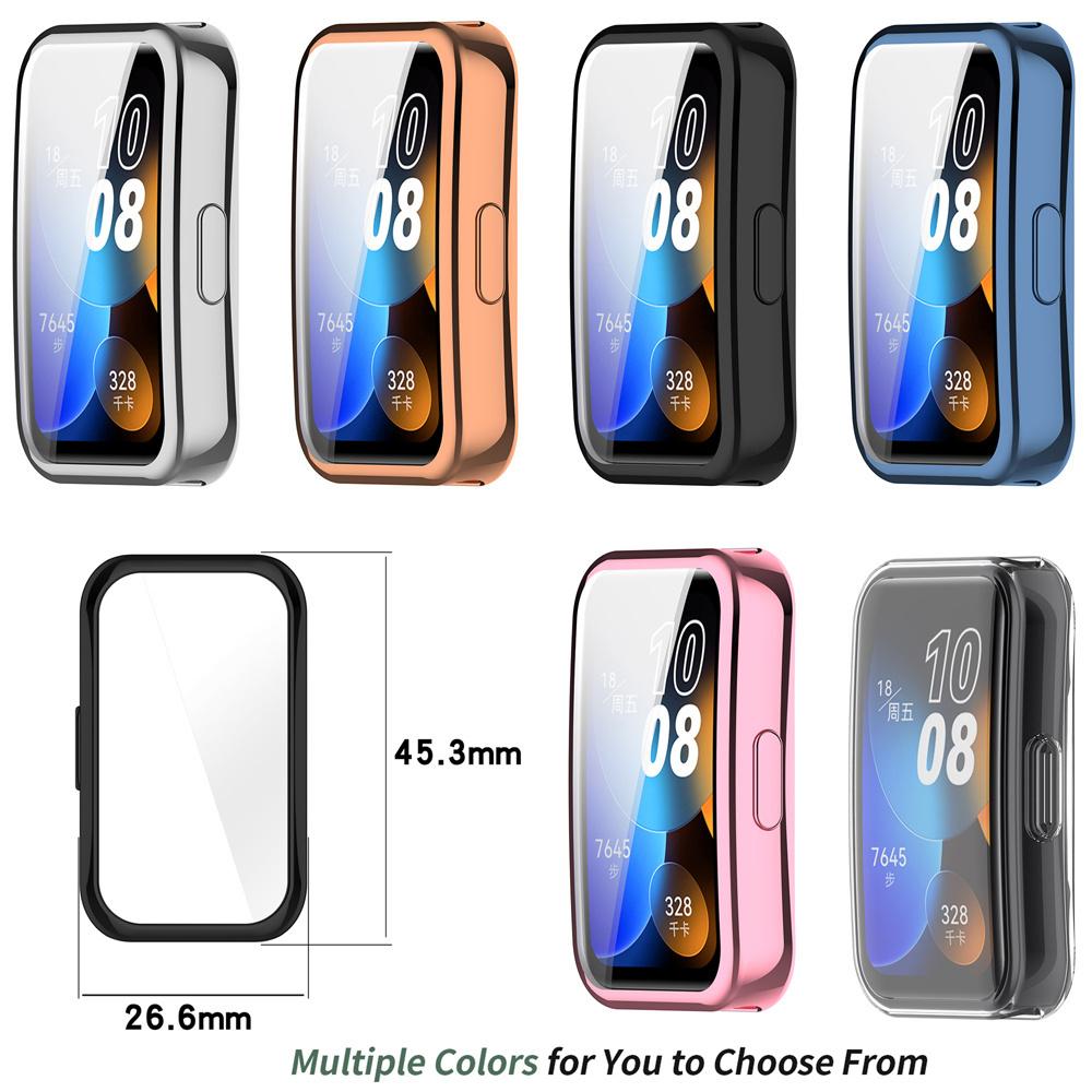 TPU Soft Protective Cover Case For Huawei Band 8 Full Cover Protective Shell Watch Cases For Huawei Band 8 Smart Watch