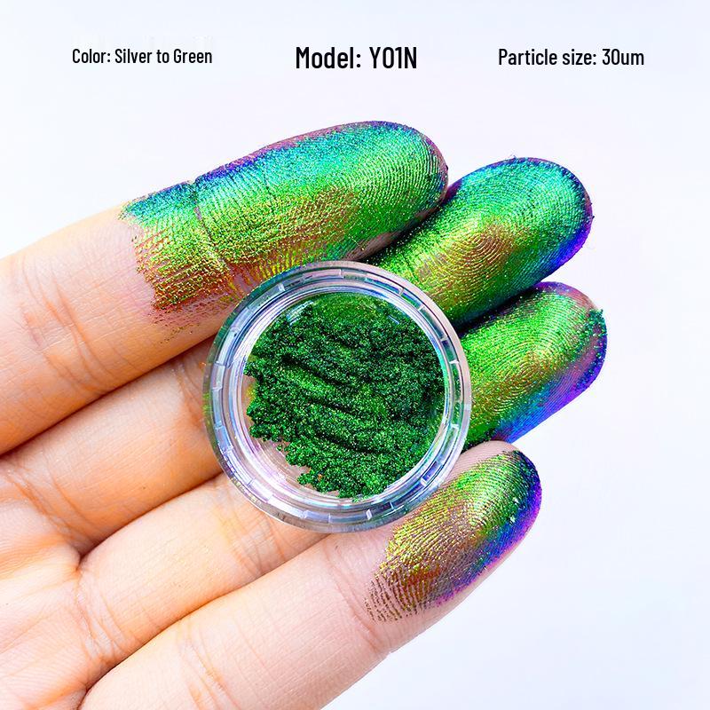 

Пудра-хамелеон: Голографический нейл-арт и глиттер для теней