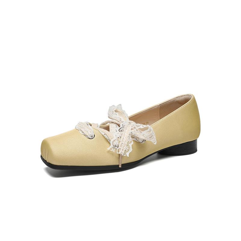 

Exquisite Diamond Buckle Mary Jane Shoes Lace-up Women s Shoes Soft Sole Sweet High Heels Comfortable and Fashionable Single Shoes 35