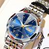 POEDAGAR Montre-bracelet étanche lumineuse à date en acier inoxydable pour femme, Montres tendance pour dames, Cadeaux pour femmes