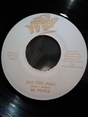 7inch Record MR. PEPPA - Guy Ting NONE Natural Bridge 2005 Jamaica Reggae, Ska & Dub Used