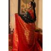 Royal Soft Lichi Silk Saree with Rich Pallu & All-Over Jacquard Work | Designer Party Wear Saree with Exclusive Jacquard Border Blouse