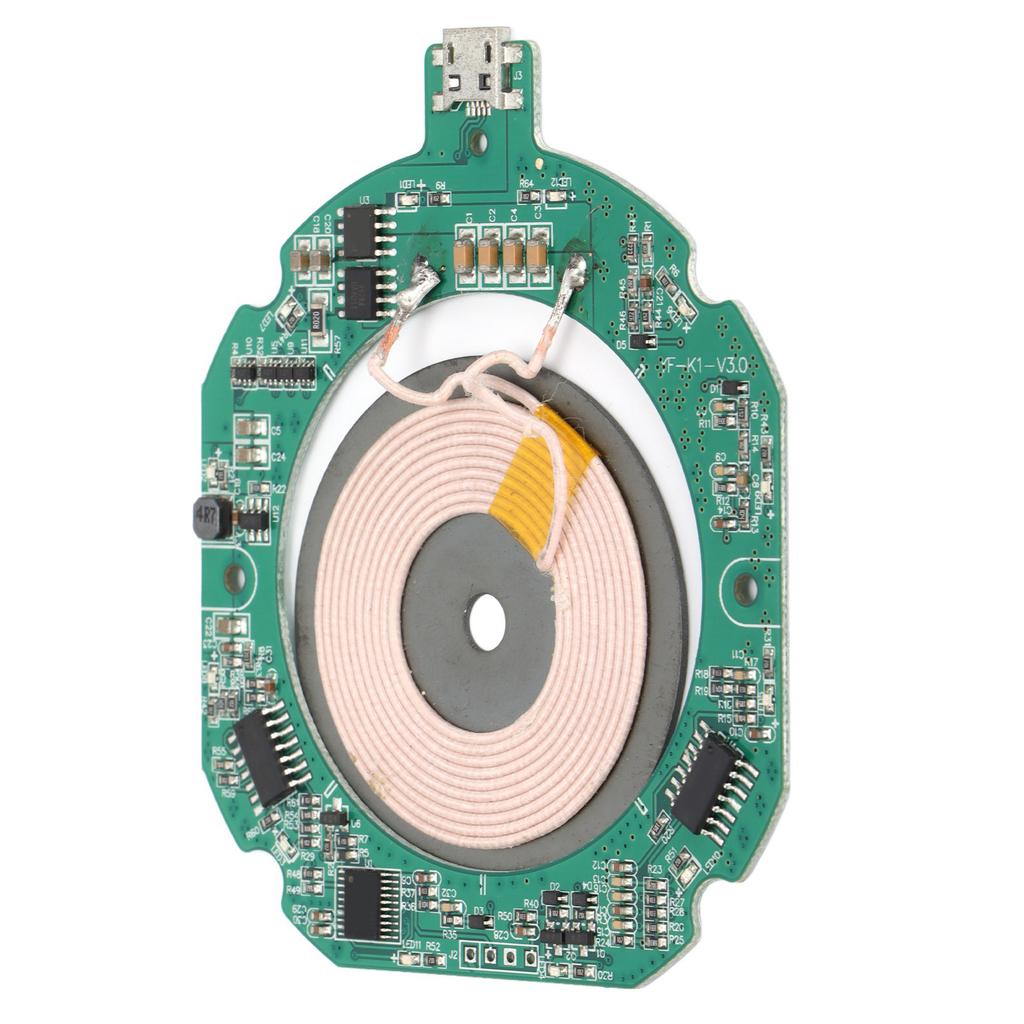 K1 Qi Беспроводное зарядное устройство Модуль Micro USB PCBA и Модуль передатчика катушки 9В‑1.67А