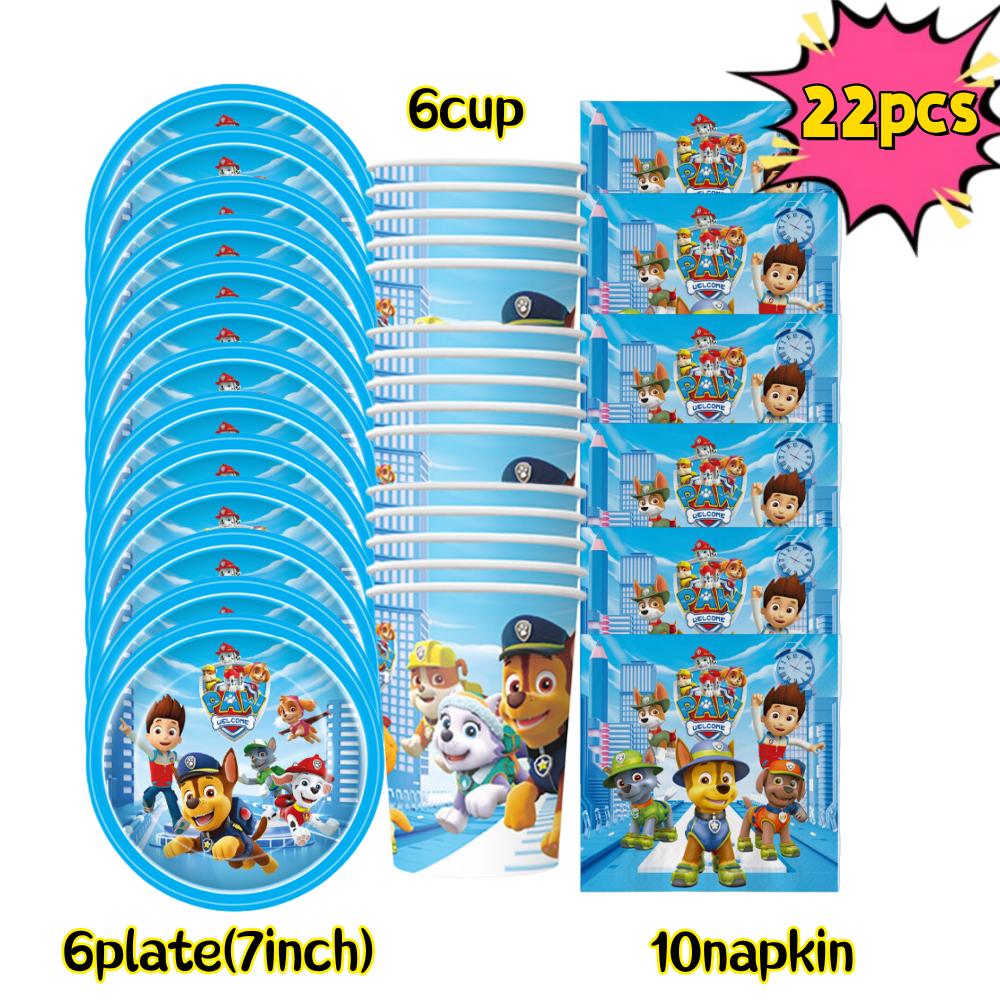 Ed Birthday Party Decorations Balloons Tableware Paper Cups Plates Tablecloth Party Decorating Accessorie For Boy Girl