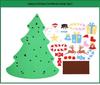 DIY Felt Christmas Tree & Ornaments Set for Kids
