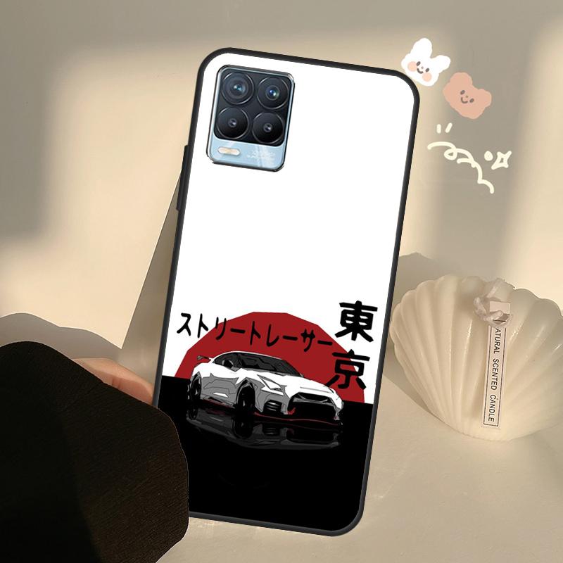 JDM Tokyo Drift Sportwagen Für Realme 8 9 Pro Plus GT Neo 2 GT Master 9i 8i Handyhülle Für OnePlus 9 10 Pro 9R Nord2