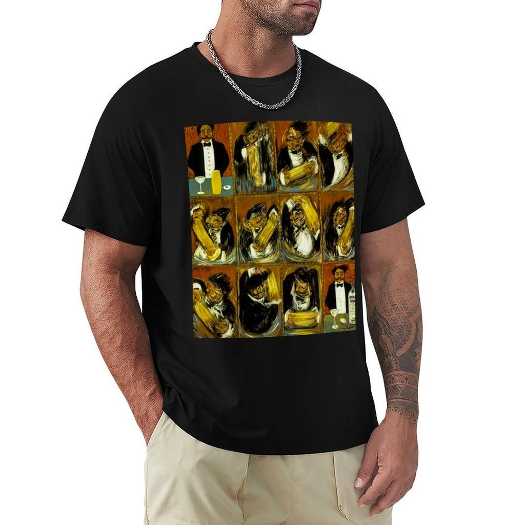 Guy Buffet Making Of A Great Martini TShirt Sweat Absorbing Sports Tee Shirt