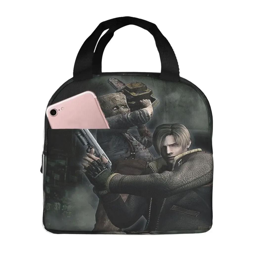 Leon Kennedy Insulated Lunch Bag for Kids School Cooler Thermal Food Box Tote Portable Lunch Boxes Container