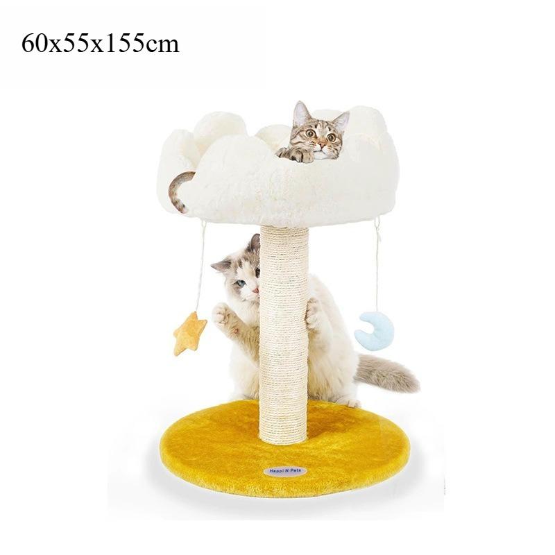 

New Cat Scratching Post Climbing Frame Sisal Toy for Boredom Relief and Jumping Platform