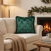 3D Plush Christmas Pillow Cover Embroidered Christmas Tree Pillow Cover Sofa Cushion Cover  Home
