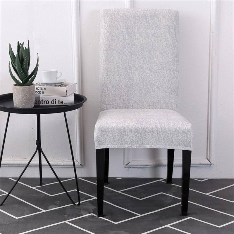 1Piece Printed Dining Room Chair Cover Spandex Elastic Stretch Slipcovers for Kitchen Hotel Banquet Living Room Home Decoration