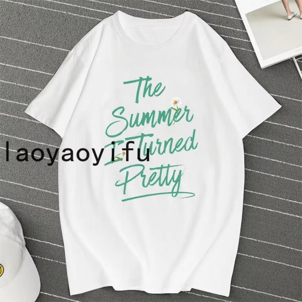 The Summer I Turned Pretty TShirt TV Series Tshirt Vintage Cousins Beach T Shirt Women Graphic T Shirts Summer Casual Tees Top