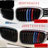 3Pcs Front Grille Trim Strips For BMW Series 1 2 3 4 5 6 7 8 X1 X2 X3 X4 X5 X6 X7 Z4 E46 E90 F30 E60 E81 F20 F45 F36 F10 F48 F25 FZ7