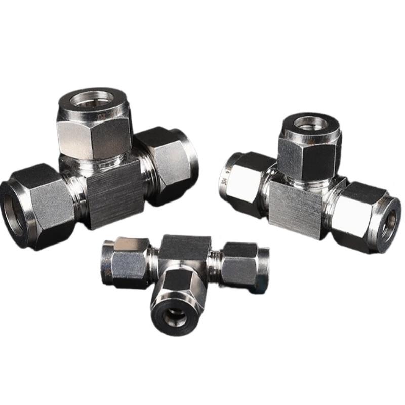 304 Stainless Steel T-Type Compression Union Fitting