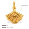 Vintage Fashion Diy Smiley Face Love Coconut Tree Pendant Stainless Steel Gold-Plated Various Jewelry Accessories