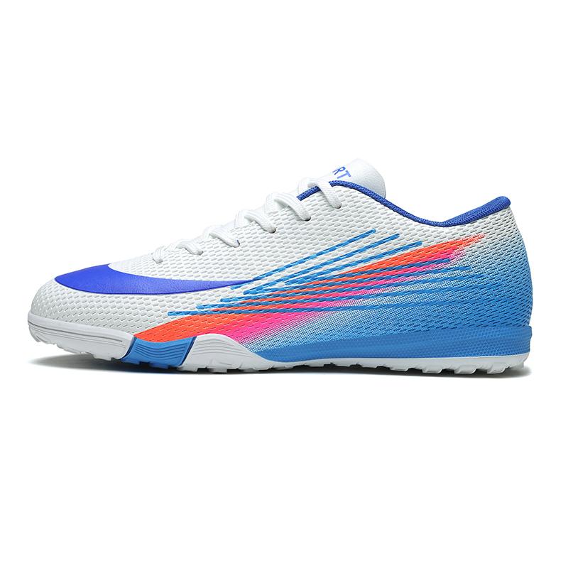 Chaussures de Football Homme Professionnelles Match de Société Futsal Crampons Longs Chaussures de Stade Ajustées Haute Qualité Adhérence Antidérapante Chaussures de Football