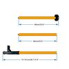 Infrared Bracket Multi-Functional Leveling Rod & Support Rod with Spare Parts