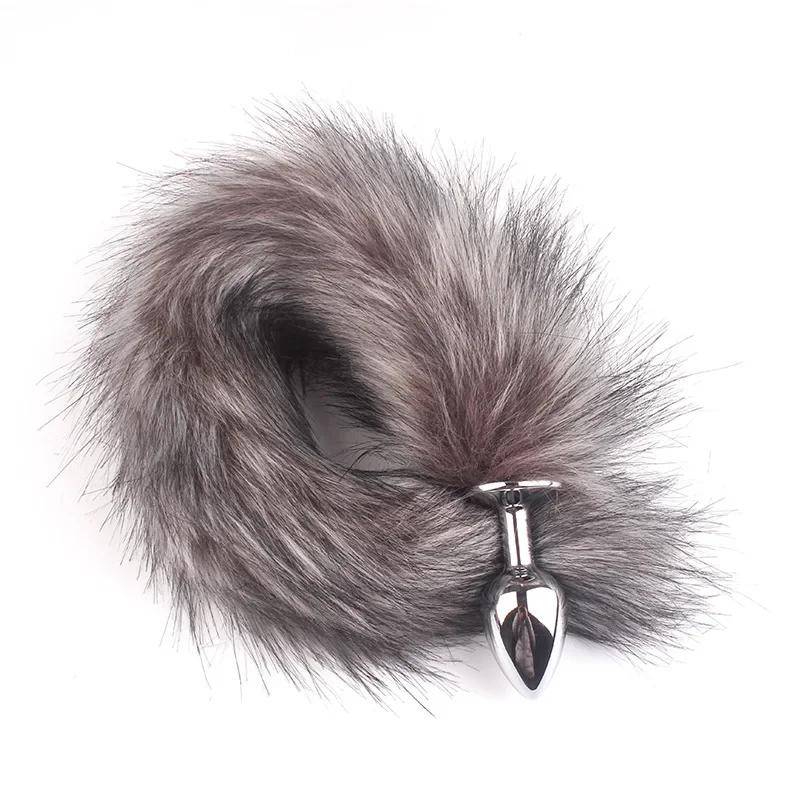 Sex Toys for Woman Cosplay Fox  Tail Anal Plug Metal Anus Butt Plug Mask Half Cat Mask Party Sexy Adult Mask Game Masks