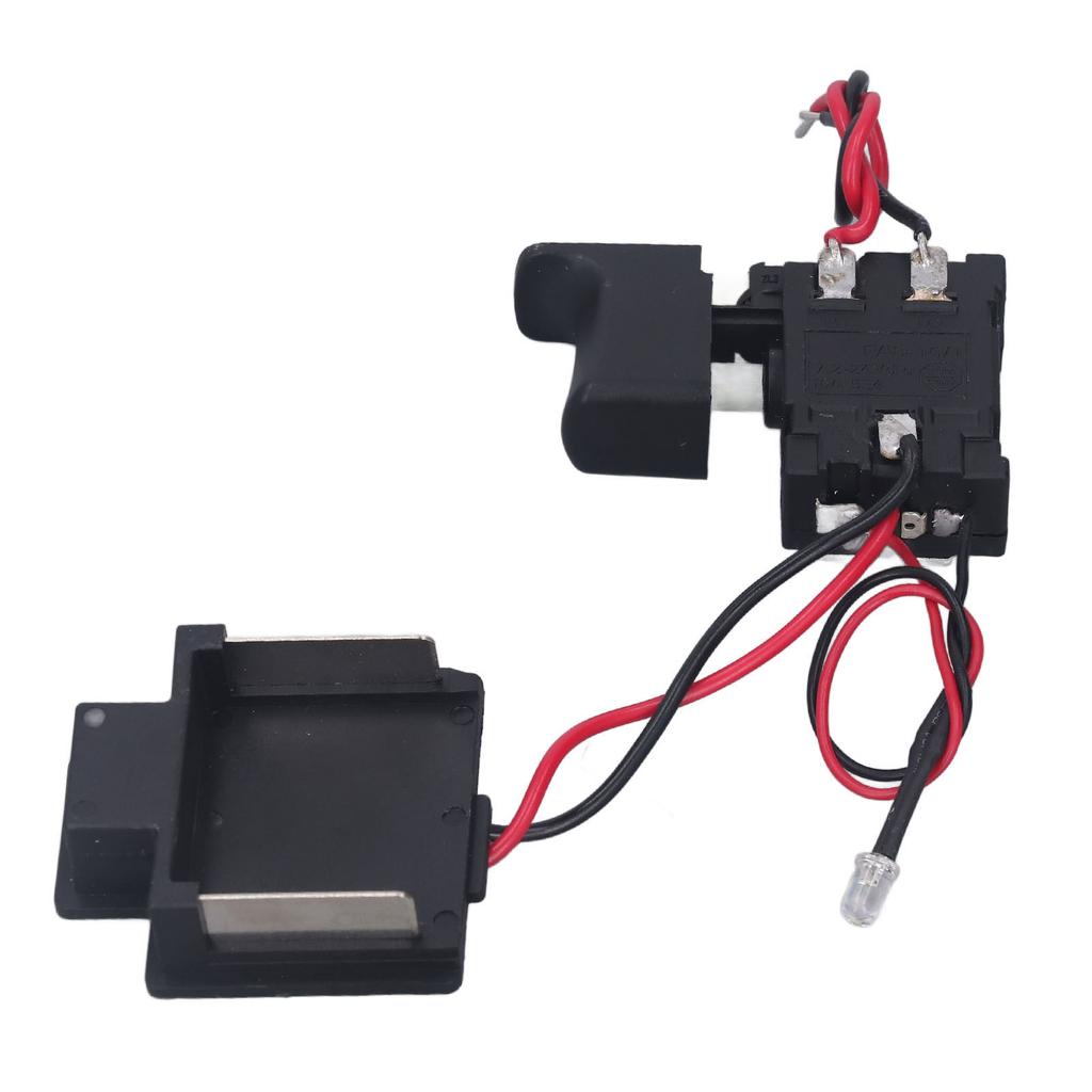 Wrench Trigger Switch Universal Electric Speed Control Wrench Switch with Light 7.2 to 24V