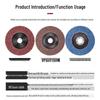 Flap Disc Grinding Wheel for Angle Grinder - 125/150/180mm, Metal & Stainless Steel Sandpaper