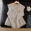Women's Elegant Embroidered Knitted Vest