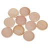 3x10 Pcs Stone Base Support Blank Round Setting Base Charm Cabochon Wood - 25 mm