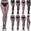 European & American Fashion Fishnet Pantyhose with Sexy Tattoo Lace Design