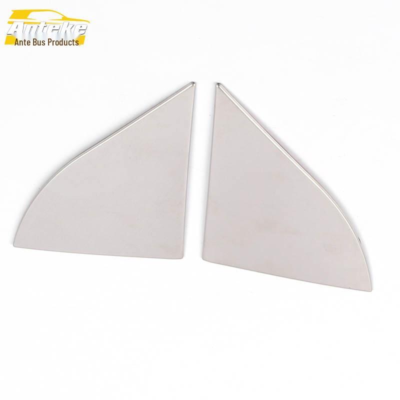 Stainless Steel A-Pillar Triangle Trim for Wuling Hongguang S3