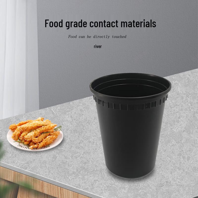 Jianmei Box King 900ml Black Disposable Takeaway Soup Cup