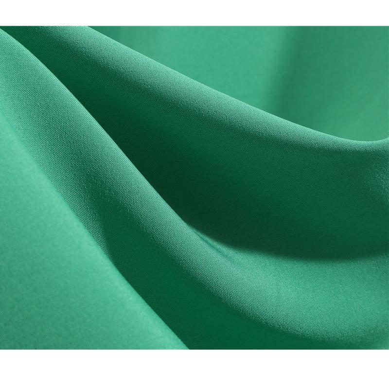 Summer New Style Solid Color Green Short-sleeved Casual Retro Big Swing Dress