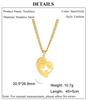 Cazador Mother Kid Pendant Necklace for Women Family Love Heart Mom Daughter Choker Stainless Steel Jewelry Mother Day Gift