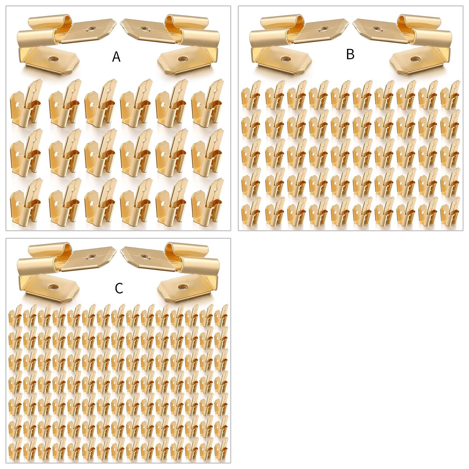 

90 Degree Connectors Quick Disconnect Electrical 3 Way Adapter Piggybacks Spade Connectors Chair Terminals Metal Adapter C