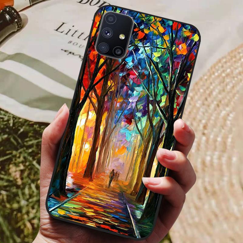 For Samsung Galaxy M51 Case Wolf Cartoon Silicon Soft TPU Back Cover For Samsung M51  Phone Cases GalaxyM51 M 51 M515F Coque