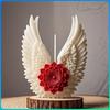 3D Angel Wing Resin Casting Moulds Reusable Candle Resin Mould Easy To Demold for Candles Soaps Crafts DIY Home Decor