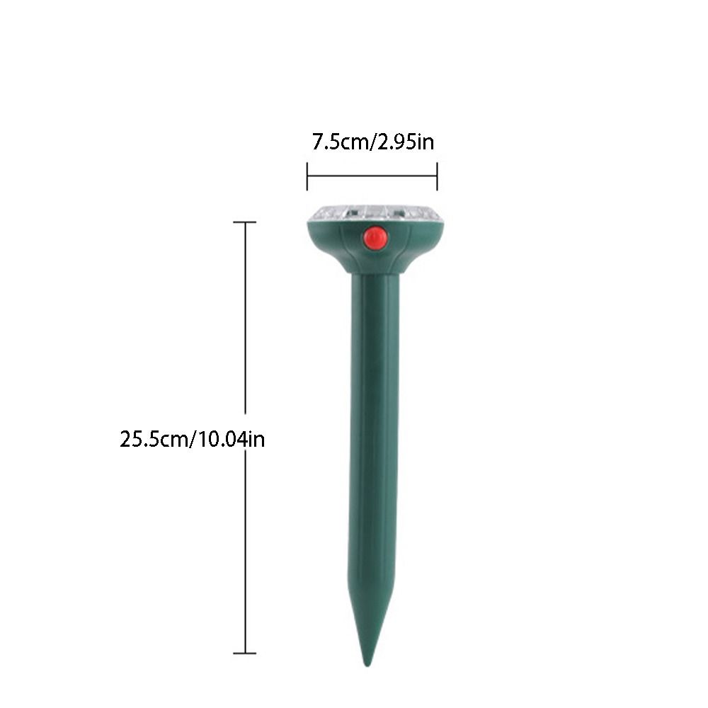 2pcs Waterproof Solar Powered Animals Repeller Smart Multi-Function Pest Rodent Repeller Long Endurance