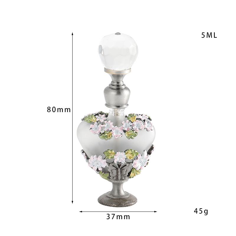 1PC 5/7/10/12/15/25/30/40ml Refillable Empty Perfume Bottles Crystal Glass Essential Oil Bottle Home Decor Wedding Party Gift