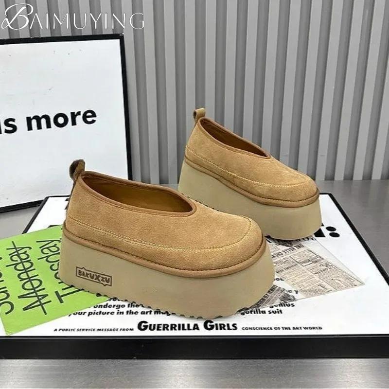 Fashion Platform Flats Sandals Women Sneakers Shoes Casual Loafers 2025 Trend Designer New Spring Suede Comfort Walking Zapatos Mujer