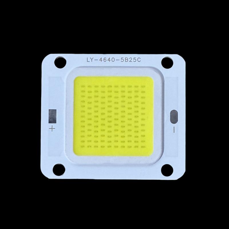 12V 50W Driver-Free COB LED Light Board, Warm White High-Brightness Light Chip.