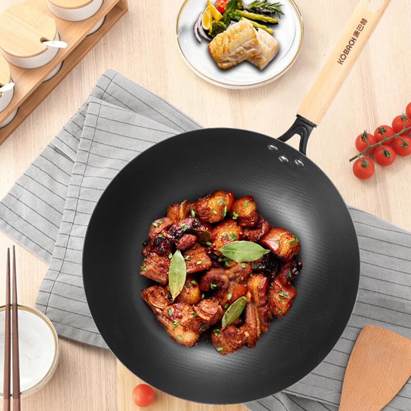 Kangbahe 32cm Fine Iron Non-stick Wok