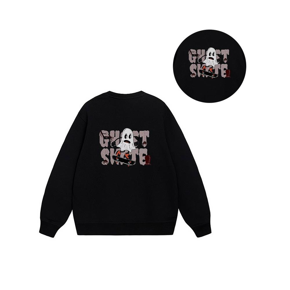 Nike Customizable  Letter Print Versatile Solid Color Logo Crewneck Sweatshirt Unisex Sweatshirt Black BV2667-010(TEAM1061-3.3.31)