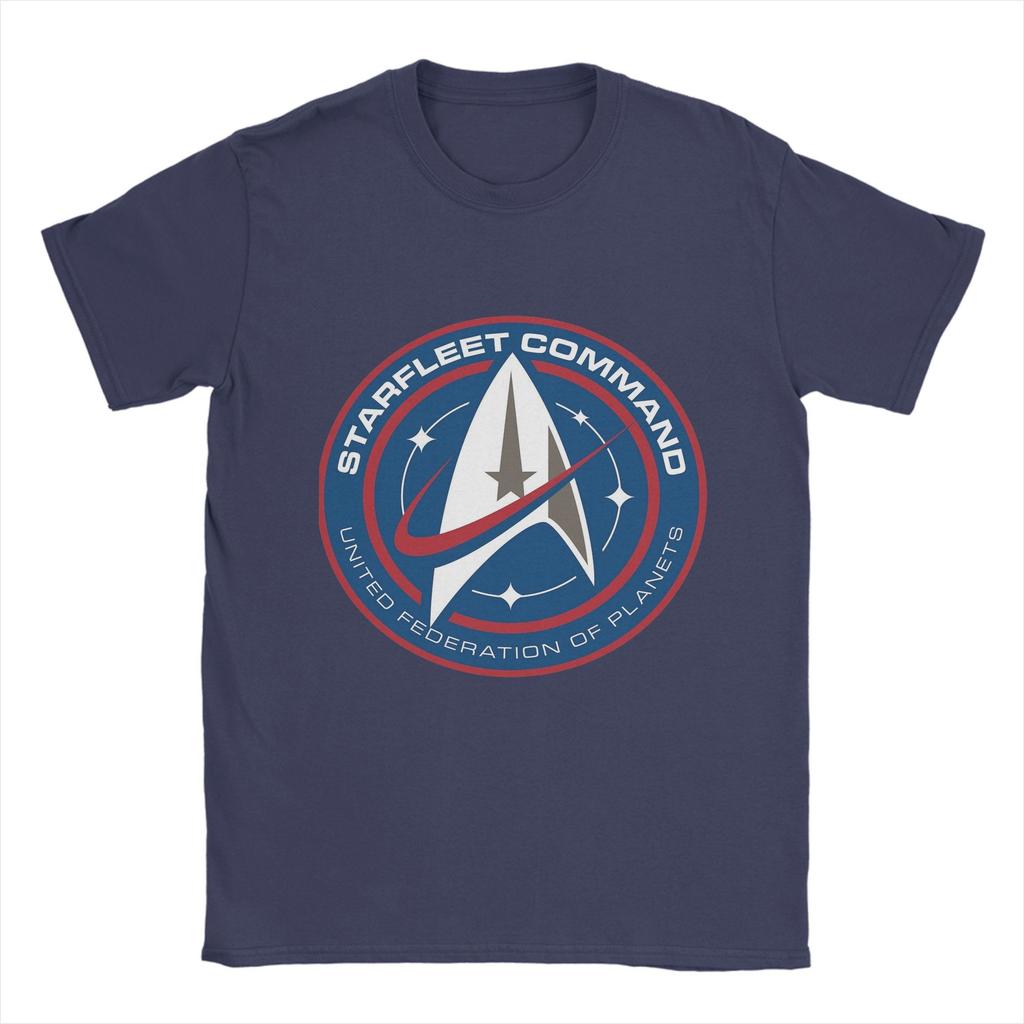 S-Stars T-Treks Discovery Starfleet Men's T Shirts  Novelty Tees Short Sleeve O Neck T-Shirt 100% Cotton New Arrival Clothing