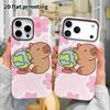 Phone Case: 2D Flat Design Suitable for iPhone 18 17 16 15 14 13 Pro Film Protective Case, Couple Style, Tilted Head Smile, Christmas and Halloween Gi