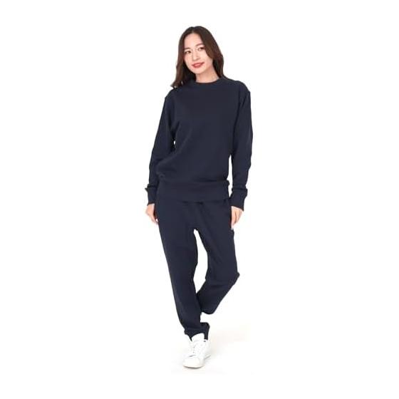 Sweatshirt Top and Bottom 100% Cotton Men's Women's Loungewear Top and Bottom Set Setup Sweatshirt Long Sleeve Cotton Heavy Weight 12.0oz Pants