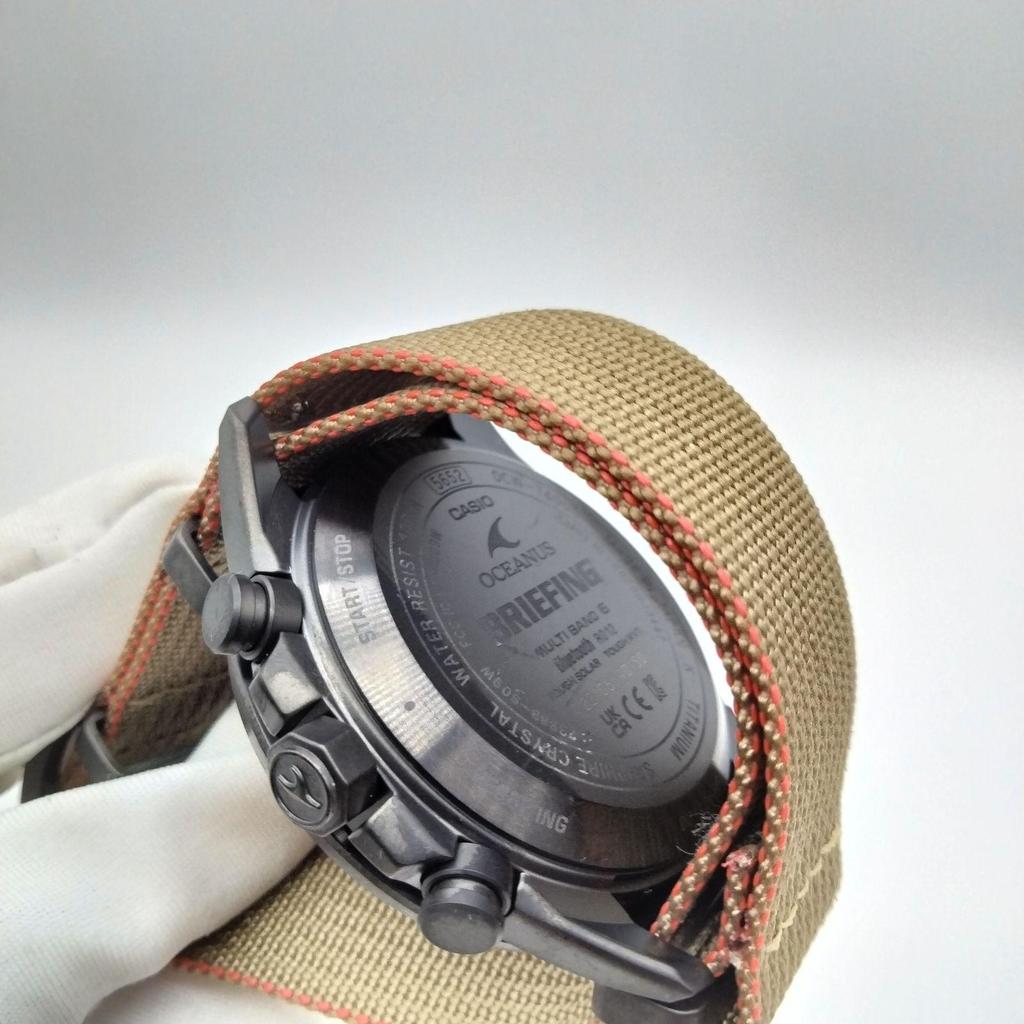 Used Excellent Condition CASIO OCW-T2600L-1AJR BRIEFING Collaboration Limited Edition Watch