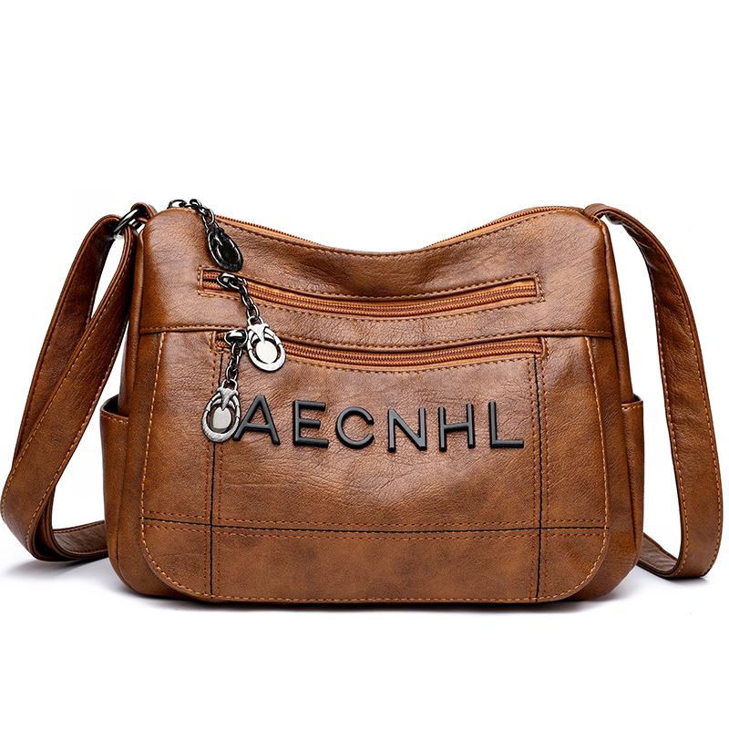 

Top Quality Soft Pu Leather Female Elegant Shoulder Crossbody Bag Designer Ladies Women Casual Purses and Handbags Genuine Brand