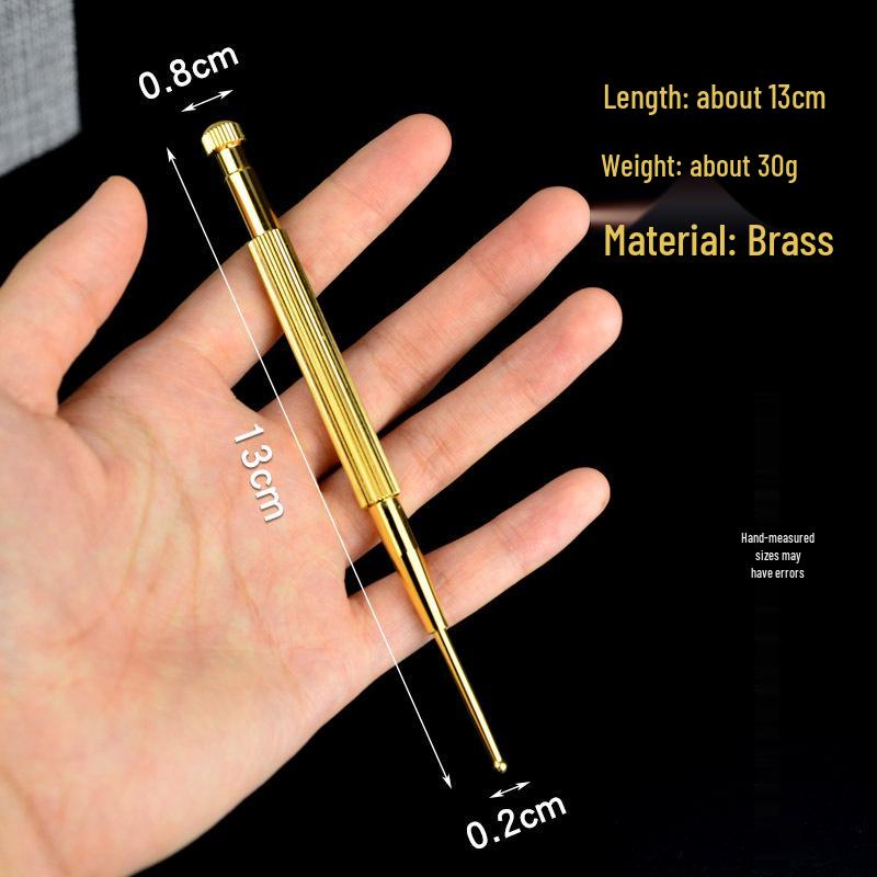 Bakır Yay Akupresür Kulak Prob & Masaj Kalemi